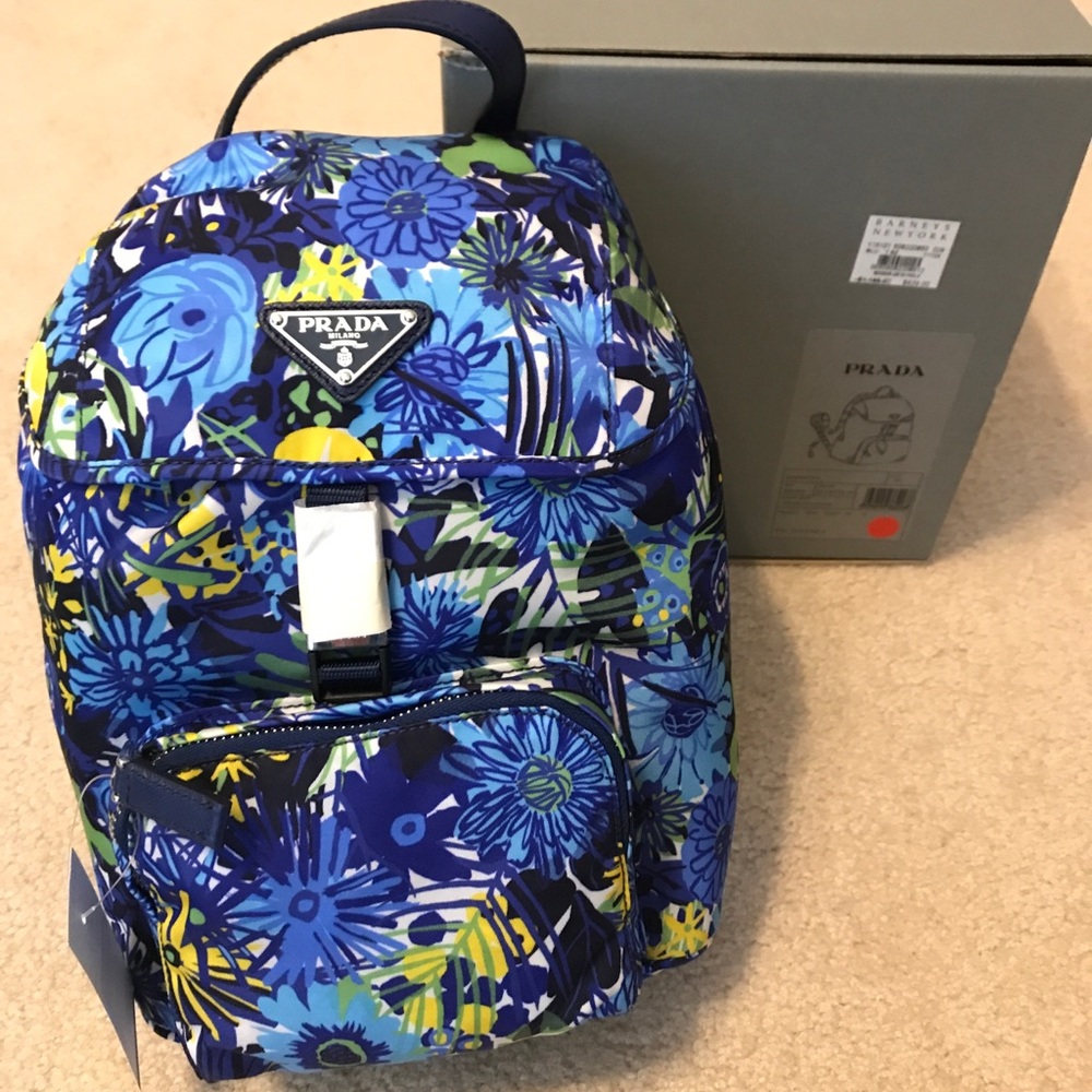 Authentic Prada backpack with tags